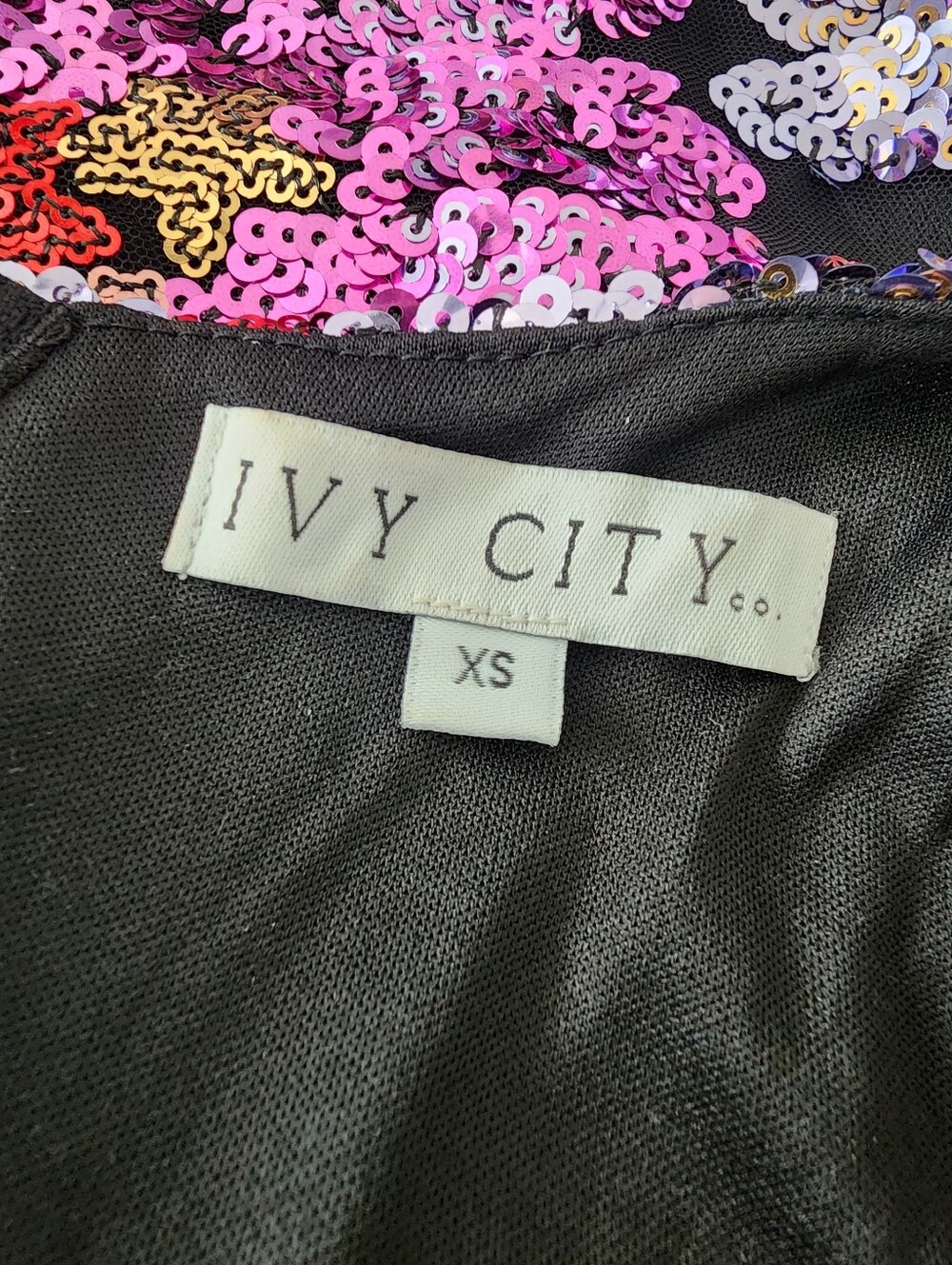 Ivy City Co. Showstopper Sequin Jumpsuit - Vibrant Multi-Color Party Jumpsuit XS - Picture 15 of 17